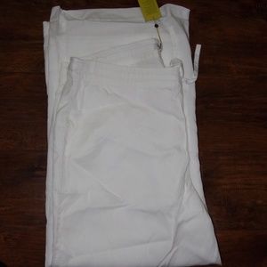 White Linen Dress Pants